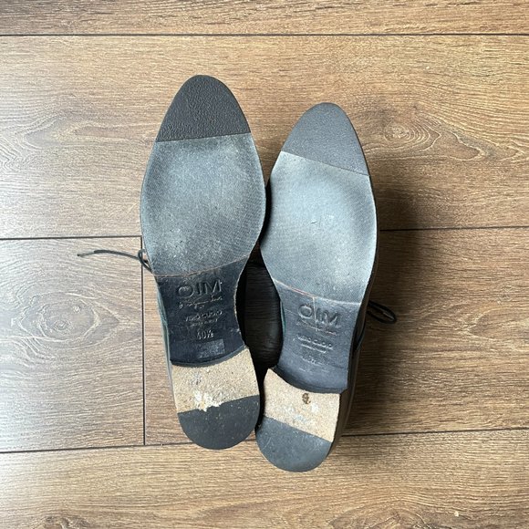 Objects in Mirror green derby shoes, size 40.5 - Picture 6 of 7